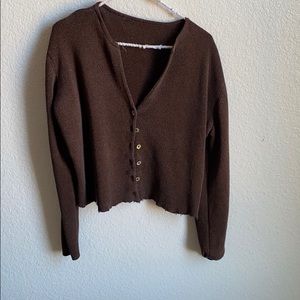 Vintage brown cardigan🤎